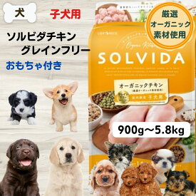 ソルビダ グレインフリーターキー 犬 無添加 フード オーガニック ソルビダ グレインフリーチキン 室内飼育子犬用 900g 1.8kg 5.8kg 成犬 SOLVIDA ソルビダ 犬