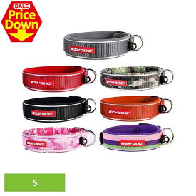 【SALE★10％OFF】EZYDOG ネオカラー S 首輪 小型犬 やさしい 毛 丈夫 簡単 楽 フレブル バックル 水 レッド ブラック グリーンカモ ピンクカモ バブルガム グレイ イージードッグ [2606SE]
