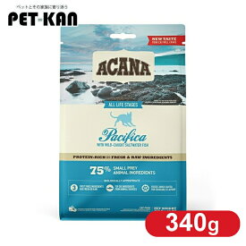 アカナ キャットフード パシフィカキャット 340g ACANA 猫用 穀類不使用 食物アレルギーに配慮 プレミアムフード アカナ トランペッツ Trumpets