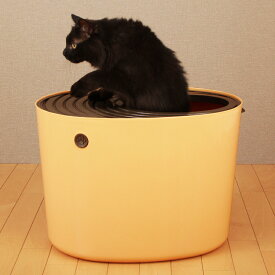 猫 トイレ 飛び散らない おしゃれ カバー 上から猫トイレ PUNT-530トイレ本体 アイリスオーヤマ 散らからない 掃除 フルカバー 隠す ネコトイレ ネコ 上から 上から入る猫トイレ ボックス BOX