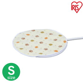 ＼楽天ランキング1位／ペット ホットカーペット ペット用 ホットマット ペット用 犬 猫 ベッド アイリスオーヤマ ペット用ヒーター ペット用 S/M/L ペット ベット 冬 丸型 PHK-S PHK-M PHK-L 【WH】