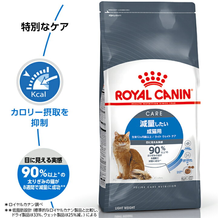 楽天市場】ロイヤルカナン 猫 ライトウェイトケア 減量したい成猫用 