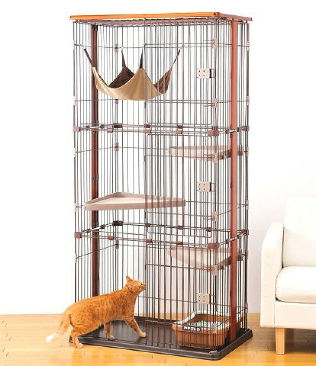 ウッドワンサークル キャット 3段 ハンモック付き
