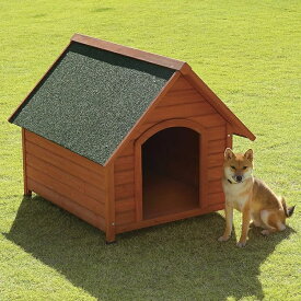 犬小屋 屋外 中型犬 リッチェル リッチェル 木製犬舎 830 犬 犬舎 木製 ハウス 【D】