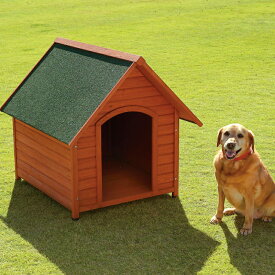 犬小屋 屋外 木製 リッチェル 木製犬舎 940 犬 犬舎 木製 ハウス 犬ハウス 犬舎木製 【D】