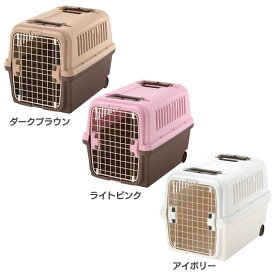 ペットキャリー キャンピングキャリー L ペットキャリー ペットハウス キャリー ハウス キャリーバッグ 犬 犬用 ドッグ ペット用品 ペット リッチェル ダークブラウン ライトピンク アイボリー【D】