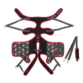 With 歩行補助ハーネスLaLaWalk中型犬・コーギー用 KABUKI 2TC0020-09送料無料 犬ハーネス 犬介護 LaLaWalk トンボ 歩行補助 中型犬 CM CL [2606SE]
