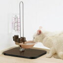 【4日20時〜6時間限定★ポイントUP】犬 猫 給水器 水飲み器 Nウォータースタンド ダークブラウン 給水器スタンド 吸水スポット どこでも ウォーターディッシュ ウォーターノズル 木目調 リッチェル