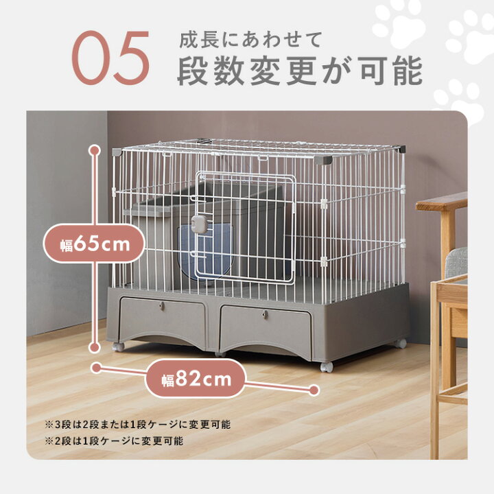 楽天市場】猫 ケージ スターターセット 5点セット 猫 キャットケージ 2 