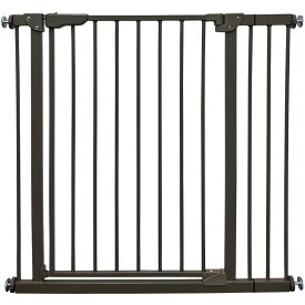 ベビーゲート ペットゲート 拡張フレーム付 幅70〜91cm 突っ張り式 ダブルロック オートクローズ 前後90度開閉 ドア付 柵 室内 赤ちゃん ペット 犬 リビング キッチン 寝室 玄関 賃貸 安全対策 スチールゲート *【Blue1218】