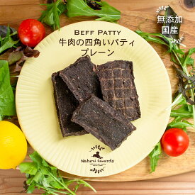 無添加　無着色 国産　犬　おやつ お試し　ジャーキー牛肉の四角いパティ プレーン ステーキ ペット　お得なボリュームパック　まとめ買い【Natural Rewards】ナチュラル・リワード