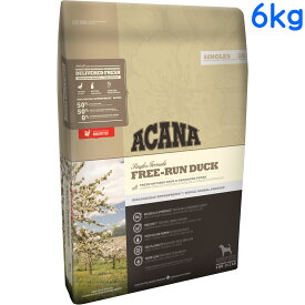 [ 正規品 送料無料 ] アカナ フリーランダック 6kg [ acana あかな アカナ シングル ドッグフード ]