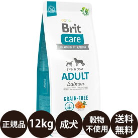 ＼ ポイント10倍 ／ 【賞味期限:2025/6/4】[ あす楽 正規品 送料無料 ] Britケア グレインフリー サーモン＆ポテト アダルト 12kg [ レシアン ブリットケア Britcare ]