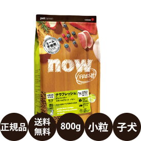 【抽選で最大100%ポイントバック！】 【賞味期限:2026/8/5】[ 正規品 ] ナウフレッシュ グレインフリー スモールブリードパピー 800g [ グローバルペットニュートリション NOW FRESH 犬 小粒 小型犬 子犬 ドッグフード グレインフリー グルテンフリー ]