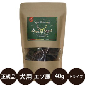 【抽選で最大100%ポイントバック！】 [ 正規品 ] ディアブロ トライプマリネ 鹿肉ジャーキー 40g [ リードバディ 犬 ジャーキー ベニソン 犬のおやつ 低温乾燥 トライプ 食いつき抜群 美味しい 国産 北海道産 小型犬 中型犬 大型犬 ]