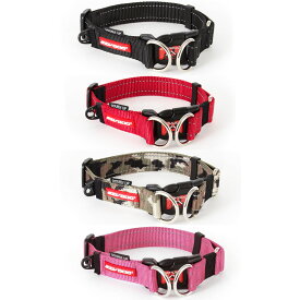 [ 正規品 ] EZYDOG ダブルロックカラー M ( ブラック レッド グリーンカモ ピンク ) [ 新東亜交易 イージードッグ 犬 首輪 丈夫 中型犬 反射素材 サイズ調整 ]