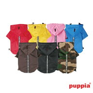 【完全閉店セール／在庫限り】puppia レインコート 犬用 ペット用品 ドッグウエア ウインドブレーカー ジ…