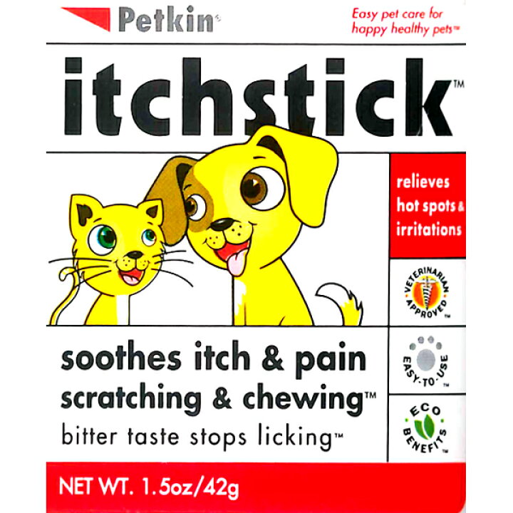 楽天市場】【2】 Petkin 犬・猫用 なめ癖直しスティック 42g舐め癖 噛み癖 かゆみ 苦い 塗るタイプ スティックタイプ しつけ用品  いたずら防止 しつけ ペットキン SK Art : ナチュラルスタイル for Pets