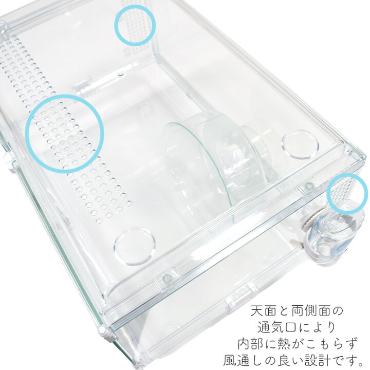 楽天市場】【0】 GEX Harmony 小動物用飼育ケージ グラスハーモニー 