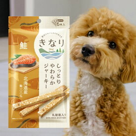犬 おやつ 無添加 魚 | きなり しっとりやわらかジャーキー 鮭 6本 | 犬 おやつ 無添加 国産 犬 ジャーキー 無添加 犬用オヤツ ドッグフード パウチ トッピング レトルト 食いつき 老犬 小型犬 超小型犬 魚ジ