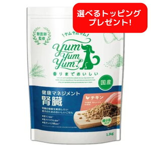 ヤムヤムヤム 腎臓 健康マネジメント腎臓 1.3kg ヤムヤムヤム 犬 ドックフード 無添加 国産 鶏肉 食いつき 小粒 yumyumyum ドライフード 超小型犬 小型犬 成犬用