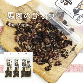 犬 おやつ 無添加国産 Bon rupa ( ボンルパ )「京」 馬肉のびっつ 40g×3袋 犬用おやつ トリーツ