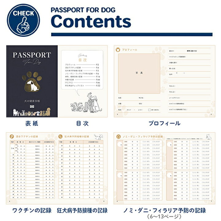 楽天市場 犬 健康手帳 犬の健康手帳 防災カード 収納付きカバー付き ブルー 52ページ 犬用品 犬用 愛犬 手帳 健康管理 母子手帳 ワクチン手帳 狂犬病 体重管理 ワクチン接種 お薬手帳 防災 災害 防災グッズ ペット健康手帳 履歴 ワンちゃん わんちゃん 子犬 カルテ