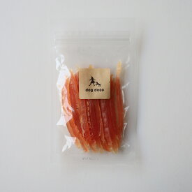 dogdeco 国産ささみ細切り 100g　愛犬用 国産 おやつ 低脂肪 食いつき トレーニング しつけ パピー シニア 全年齢対応 ごほうび 小型犬 中型犬 大型犬 やわらかい ソフト ドッグデコ