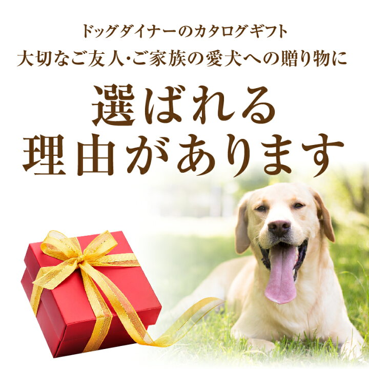 楽天市場 犬用 カタログギフト ゴールド 6380円 プレゼント ギフト お祝いに最適なギフトカタログ 犬のご飯とケーキのドッグダイナー