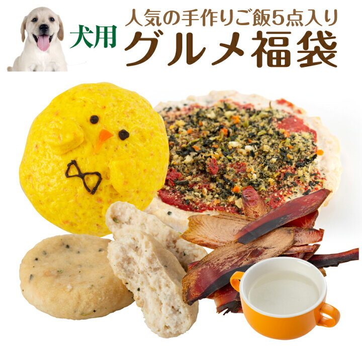 楽天市場 犬 手作りご飯 おやつ のセット 無添加 グルメ 福袋 送料無料 犬のご飯とケーキのドッグダイナー
