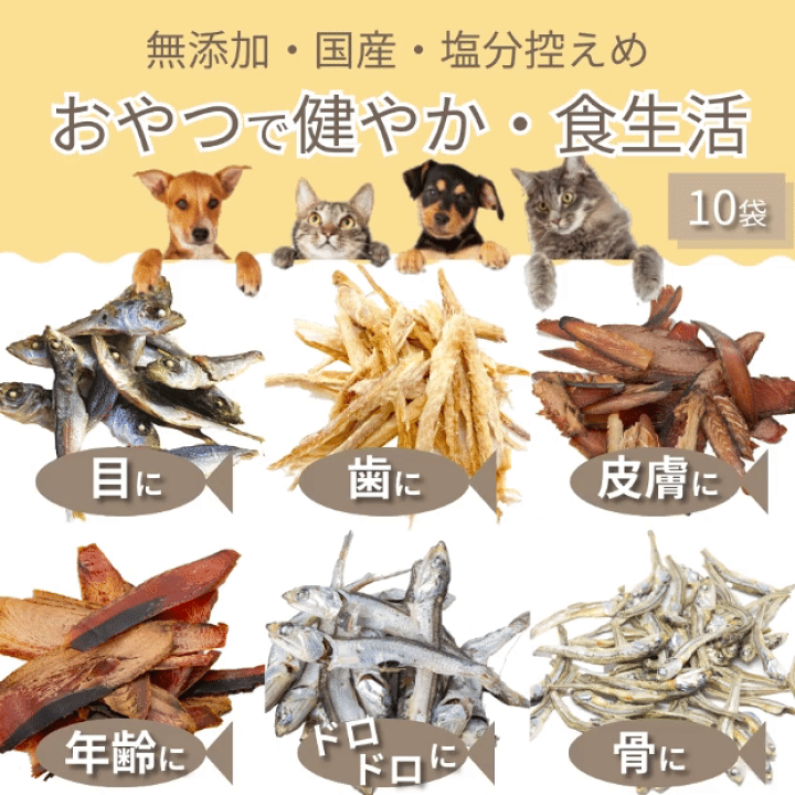 楽天市場】犬 おやつ 無添加 国産 魚 ジャーキー (犬用おやつ 10