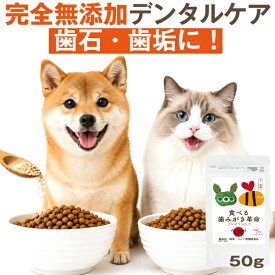 【獣医師推奨】犬 歯磨き サプリ 食べる歯磨き革命 50g 犬 口 臭い 歯石 猫 歯磨き デンタルケア 歯垢 口腔ケア 無添加 歯磨き粉