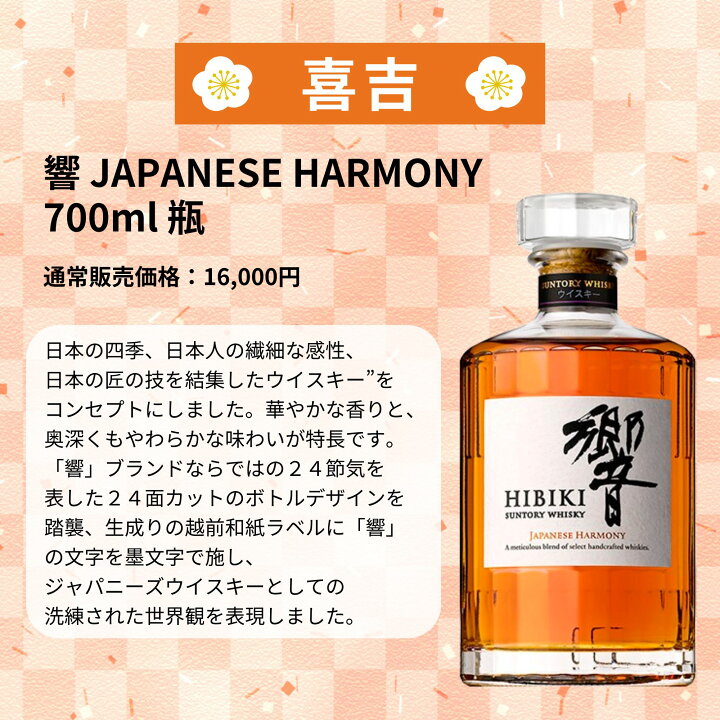 楽天市場】＼4/13販売開始／【第117弾】【ウイスキーみくじ 466口限定 