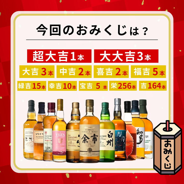 楽天市場】＼11/10販売開始／【天下統一みくじ 466口限定】余市15年 
