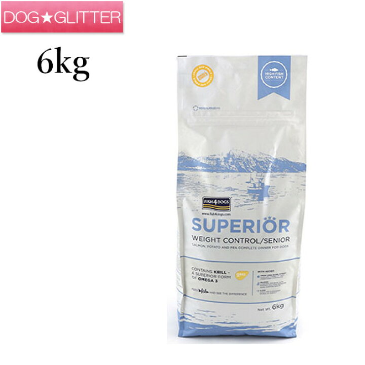 楽天市場】フィッシュ4ドッグ スーペリアウェイトコントロール 6kg 