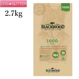 ブラックウッド1000チキン 2.7kgドッグフード ドライフード 犬用 BLACKWOOD