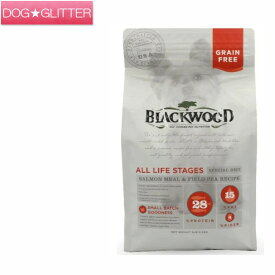 ブラックウッド グレインフリーサーモン 1kg 2.27kg 6.8kg 6.8kg×2個 ドッグフード 犬用 ドライフード 穀物不使用 BLACKWOOD