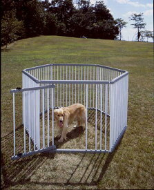 犬 サークル 屋外 パイプ製ペットサークル 野外 室外 庭 多頭飼い脱走防止 ハウス ドッグサークル ペットサークル 囲い 大型犬 中型犬 UC-126 アイリスオーヤマ