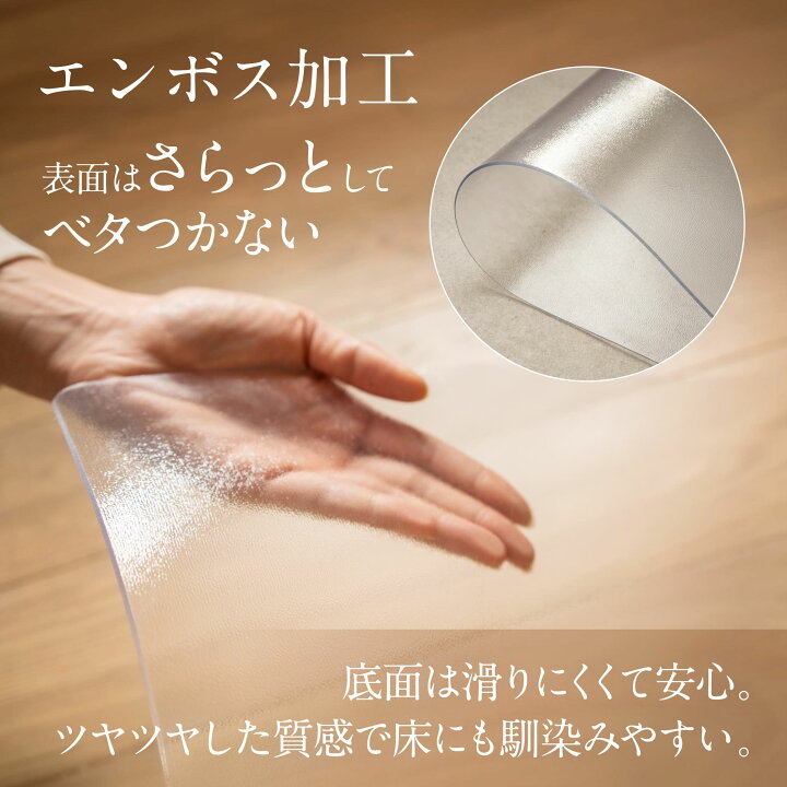 ご購入者様決定[未開封]透明 防水加工クリアマット キッチンマット 