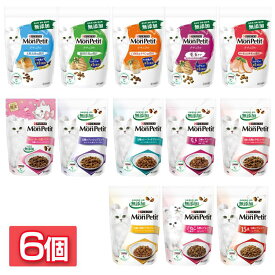 【6個セット】キャットフード モンプチ ドライバッグ ドライフード ナチュラル 猫 ドライ 合成着色料無添加 500g/5種のブレンド 600g 12395711無香料 保存料不使用 フィッシュ チキン カリカリ 毛玉ケア 真鯛 子猫用 15歳以上