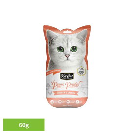 キットキャット パーピューレ チキン＆サーモン 60g おやつ プレミアム 猫 ピューレ 素材 缶詰 美味しい キットキャット チキン サーモン グローバルペットニュートリション 【B】
