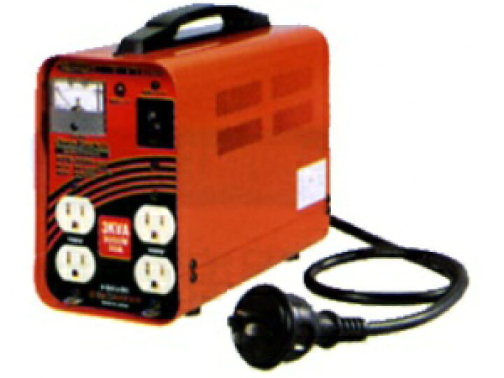 楽天市場】日動工業 降圧専用トランス RTB−100D−100V 