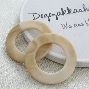 【道後雑貨店】6個  マーブルリングパーツ ハンドメイド アクセサリーパーツ アクリルストーン アクリルビーズ チャーム レア インポート 手芸 材料 副資材 レトロ モード系 デザインス