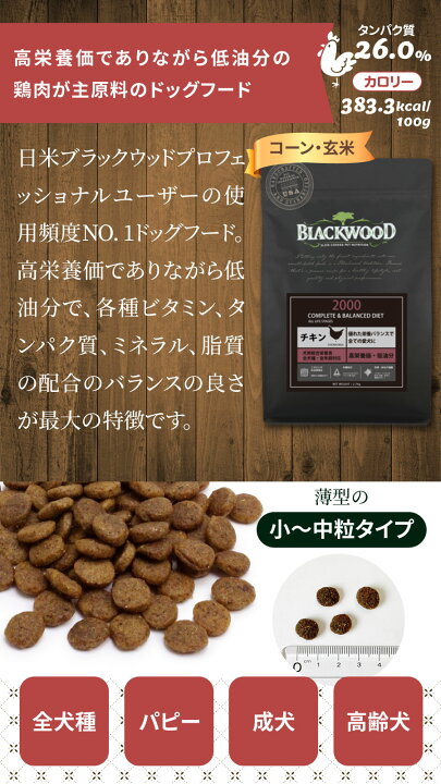 楽天市場】【順次リニューアル変更】ブラックウッド 2000 20kg（分包4 