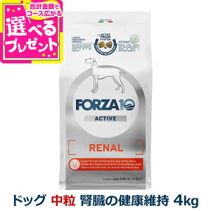 フォルツァ10 FORZA10 リナールアクティブ ミディアム 中粒 4.0kg 犬 フォルツァ10 腎臓の健康維持 食事療法食 腎臓 心臓 低リン 低タンパク アクティブライン アダルト 成犬 フォルツァディエチ