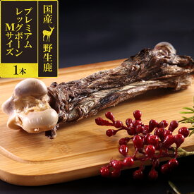 犬 おやつ 無添加 国産 がんこおやじのおやつ亭 国産野生鹿 プレミアム レッグボーン M 1本ジビエ 低カロリー 無添加 しか シカ ドッグ デンタルケア 【D】