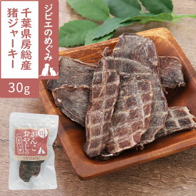 犬 猫 おやつ 無添加 国産がんこおやじのおやつ亭 千葉県房総産 猪ジャーキー 30g【Z】