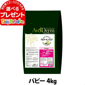 アボダーム パピー 4kg （小分けではありません） AVO DERM 正規品ドライ 犬 幼犬 ドックフード ペット 仔犬 子犬