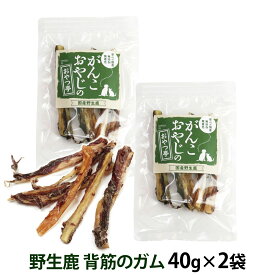 犬 おやつ 無添加 国産 がんこおやじのおやつ亭 国産野生鹿背筋のガム 40g ジビエ 低カロリー 無添加 しか シカ 犬 おやつ ペット ドッグ 犬用おやつ ペットフード【D】