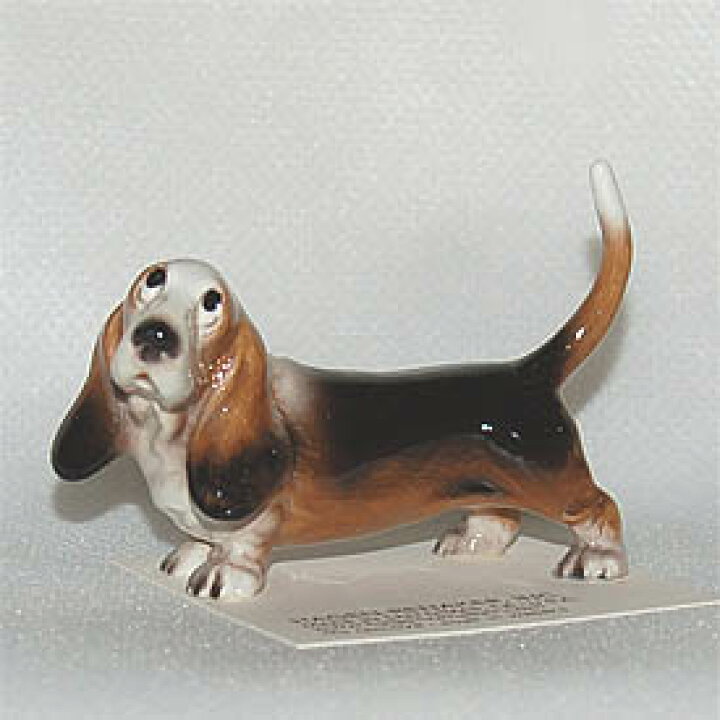ハッシュパピー フィギュア置物 高さ13cm バセットハウンド犬 インテリア中古ハッシュパピー バセットハウンド犬 インテリア中古 フィギュア置物 高さ13cm